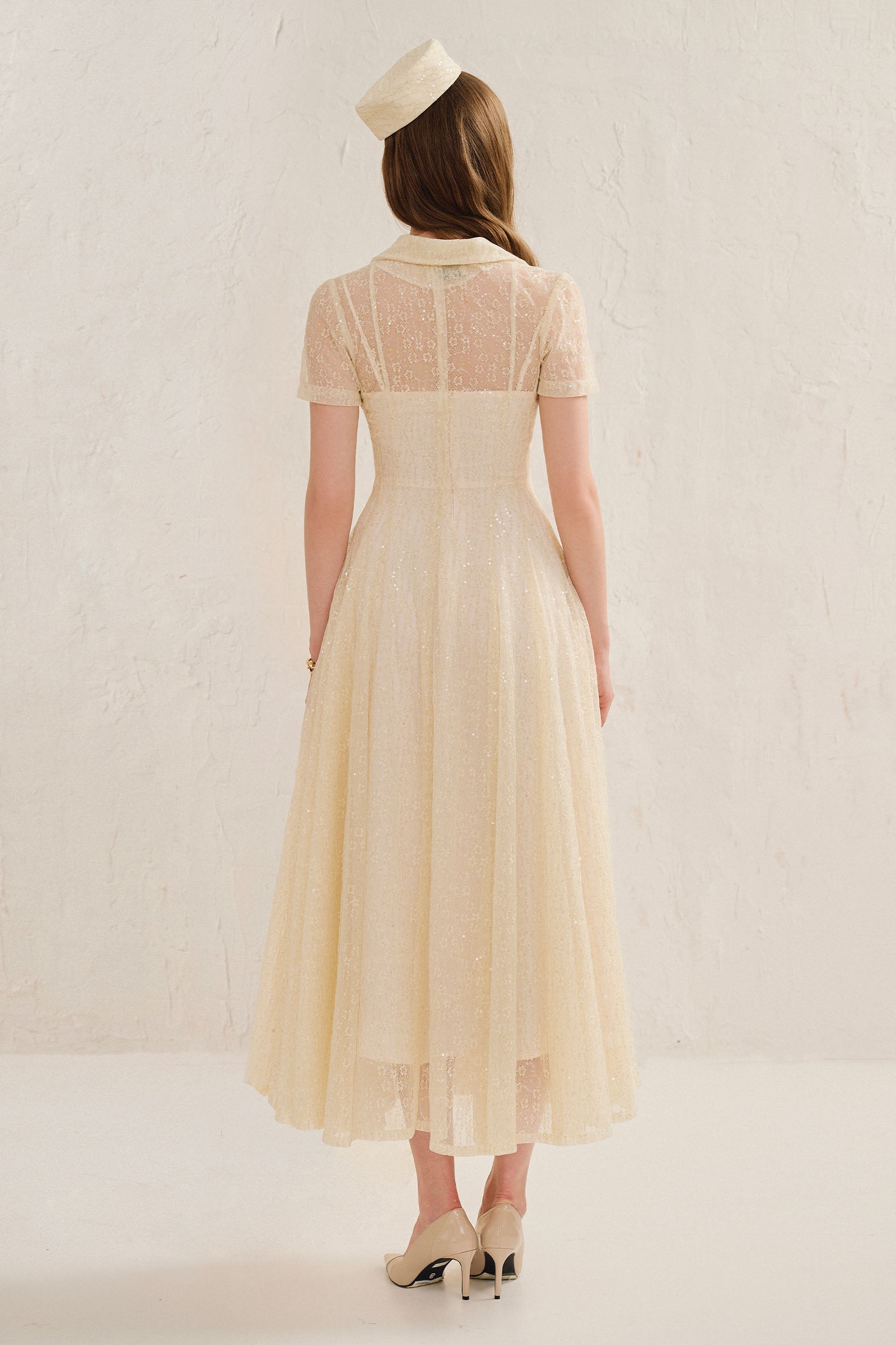 Lea Sequin Midi Dress
