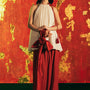 Hong Mai Halter Neck Taffeta Top