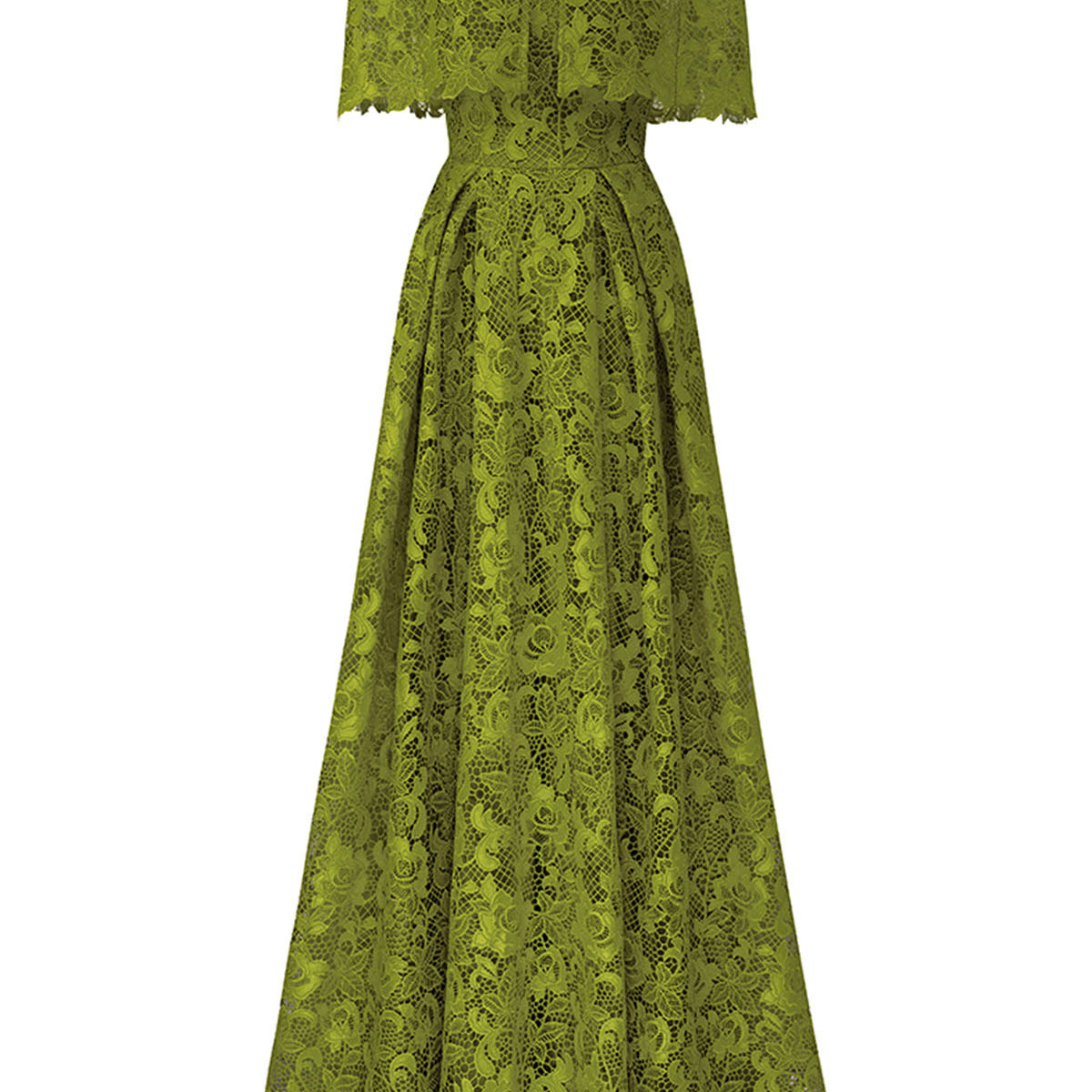 Wisteria Cape Sleeve Maxi Dress