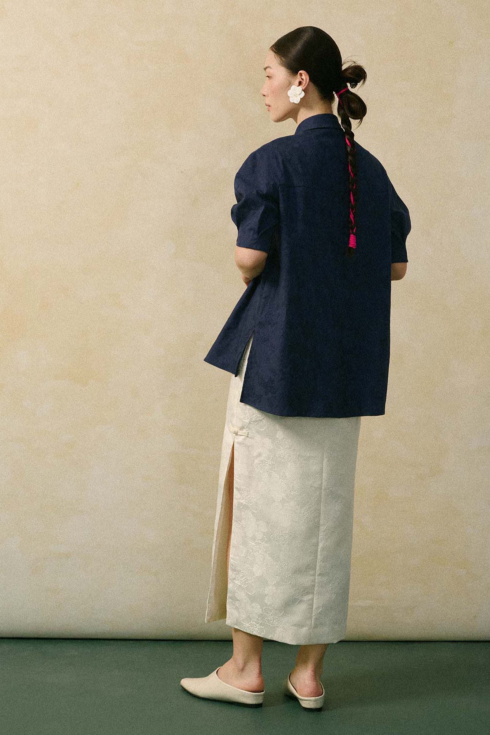 Lam Kieu Ribbon Top