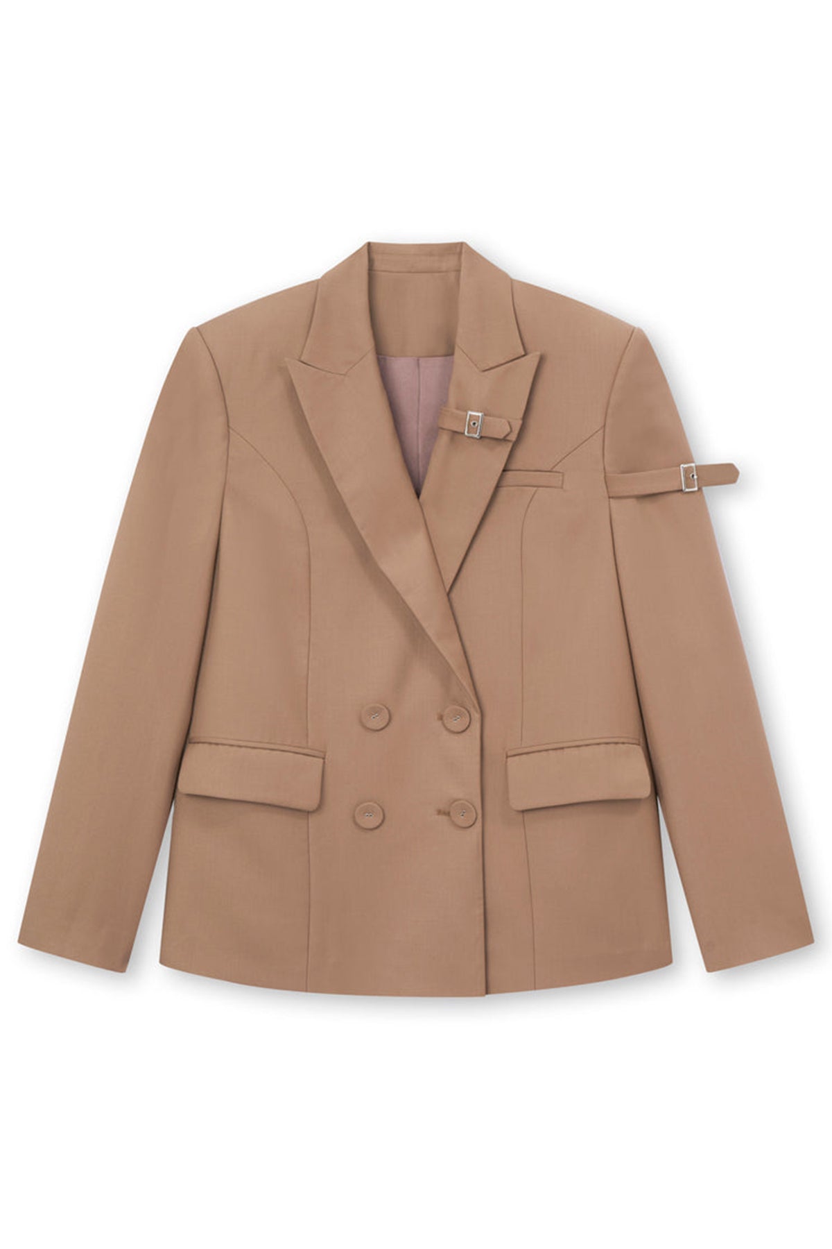 Ceci V-Neck Button Blazer