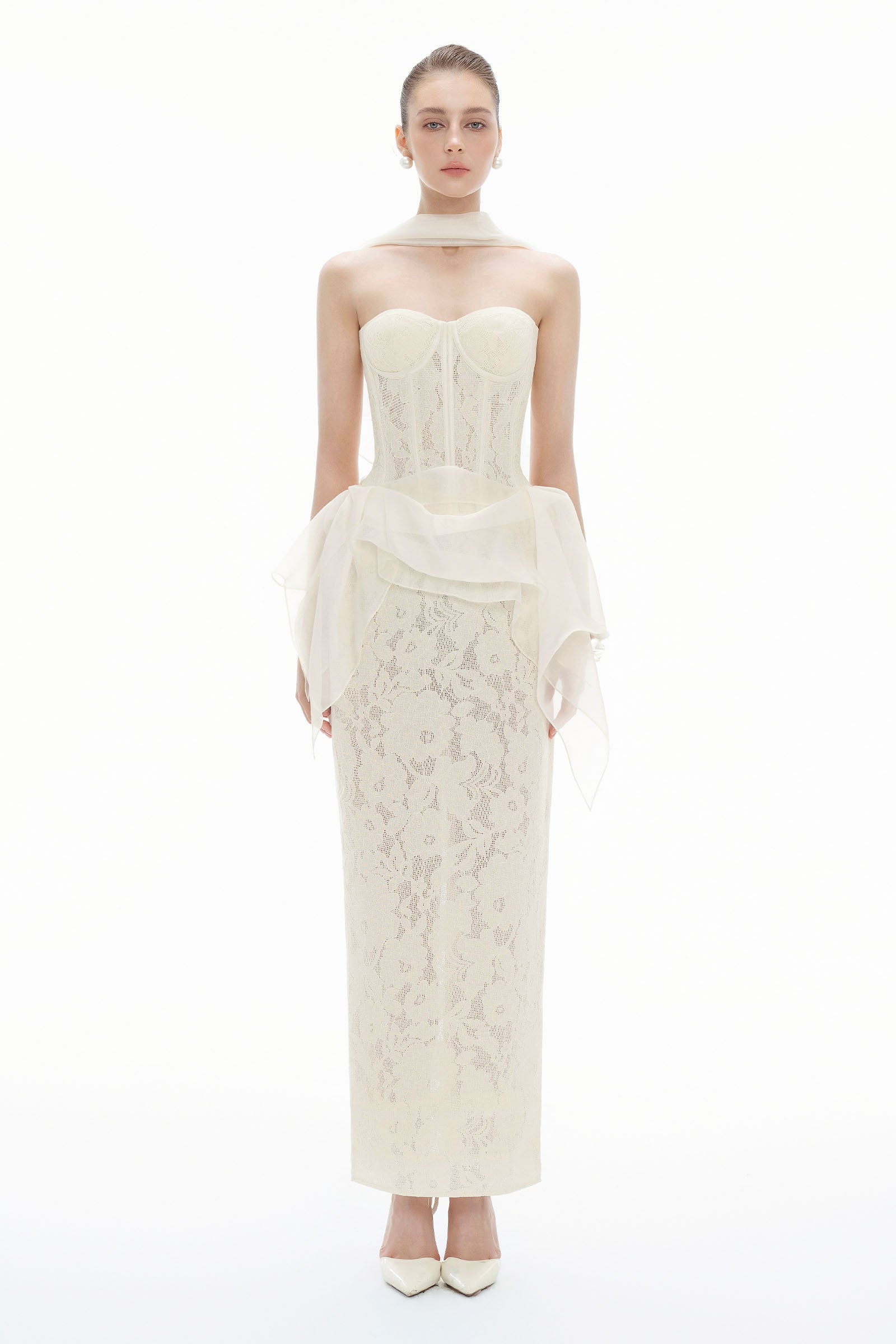 Rachel Sweetheart Maxi Dress