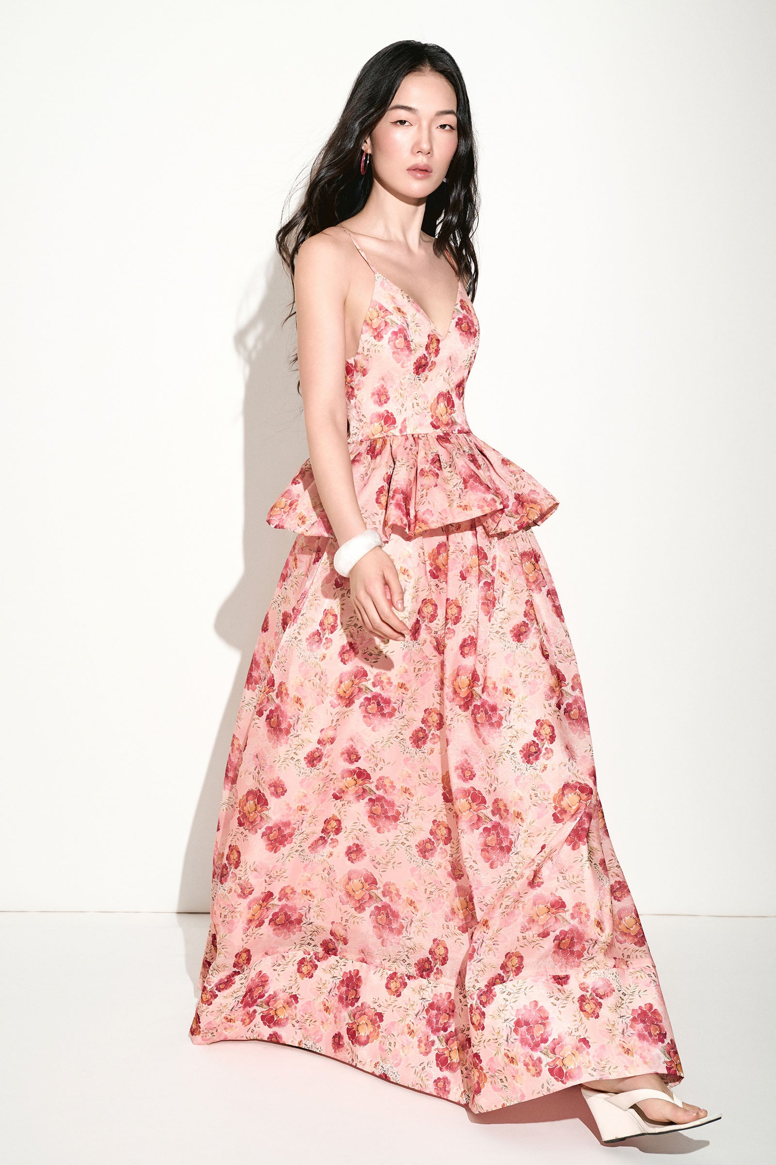 Rosalind V-Neck Maxi Dress