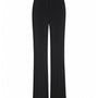 Madarin Straight High Waist Twill Floor Length Pants