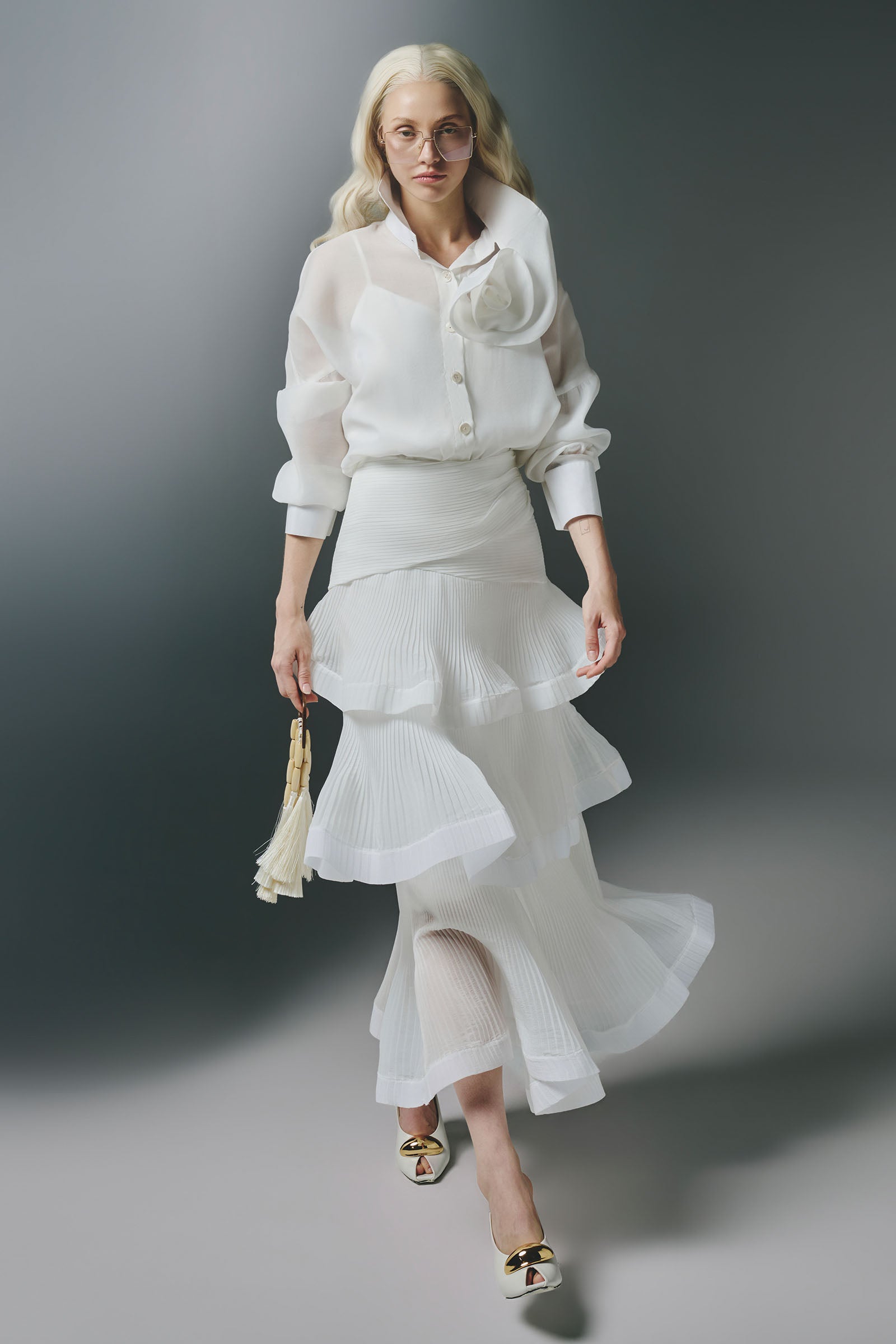 Shelton Ruffle Skirt