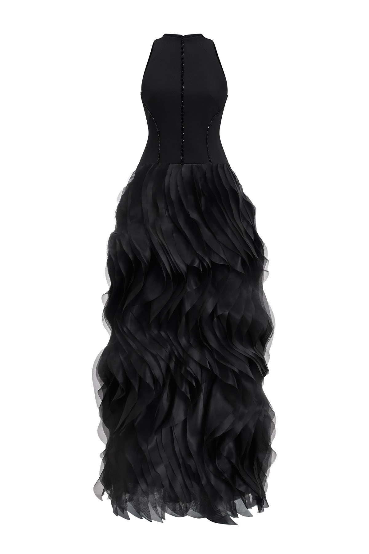 Aziel Draped Maxi Dress