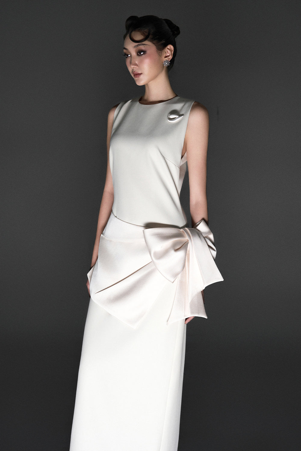 Lalia Ribbon Maxi Dress