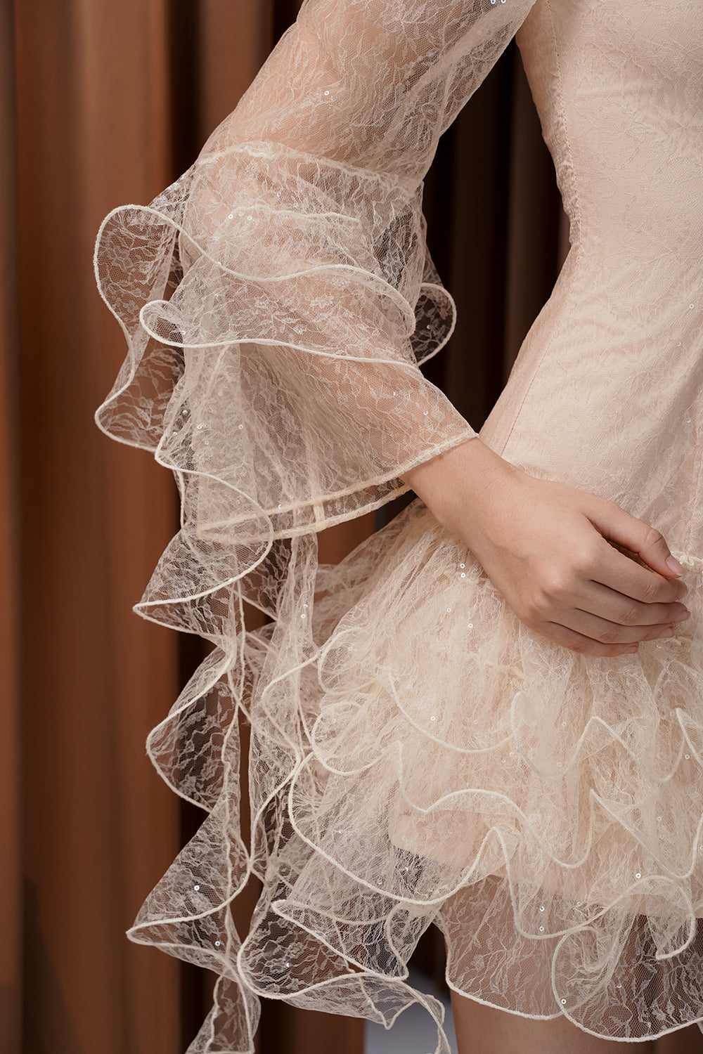 Elwen Ruffle Mini Dress