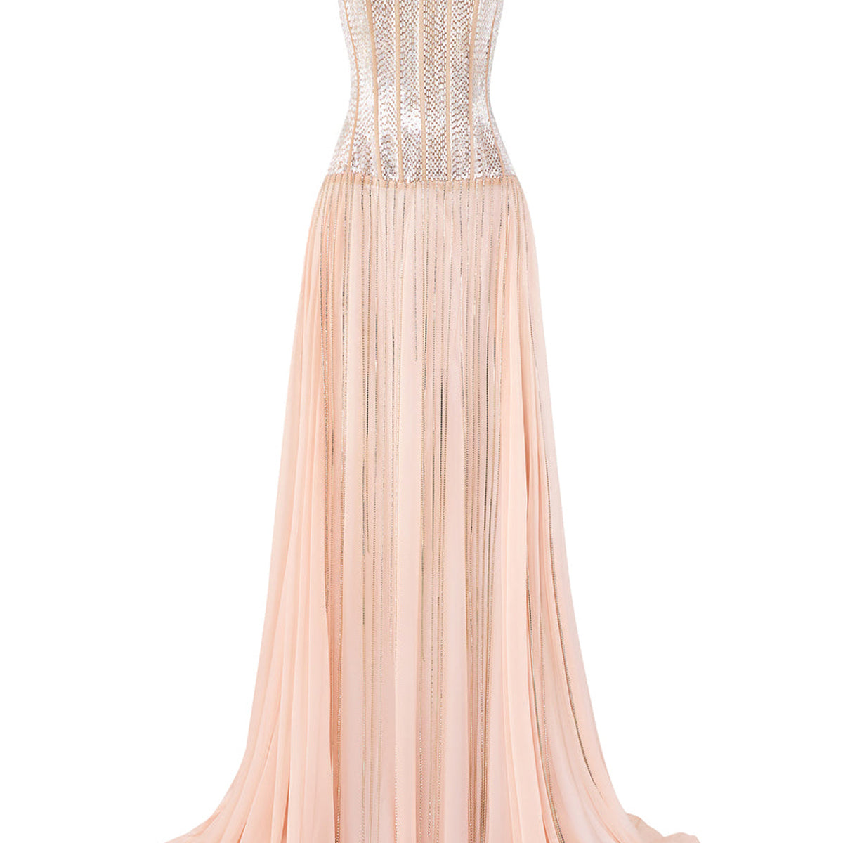 Noxie A-line Sweetheart Neck Chiffon Floor Length Dress