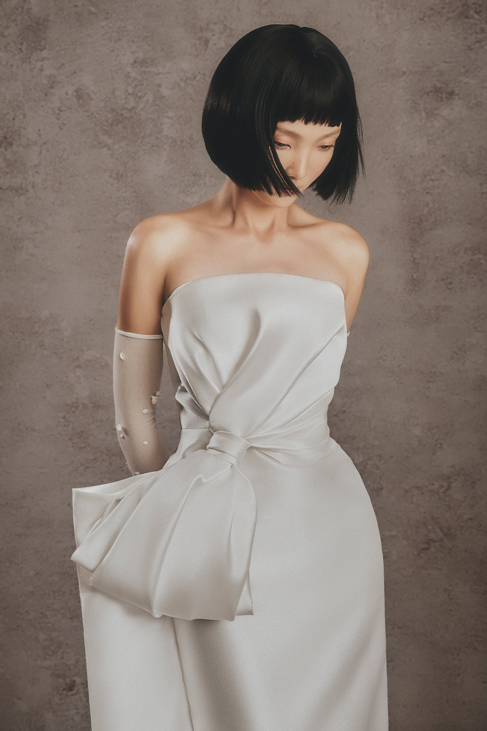 Avery Draped Midi Dress