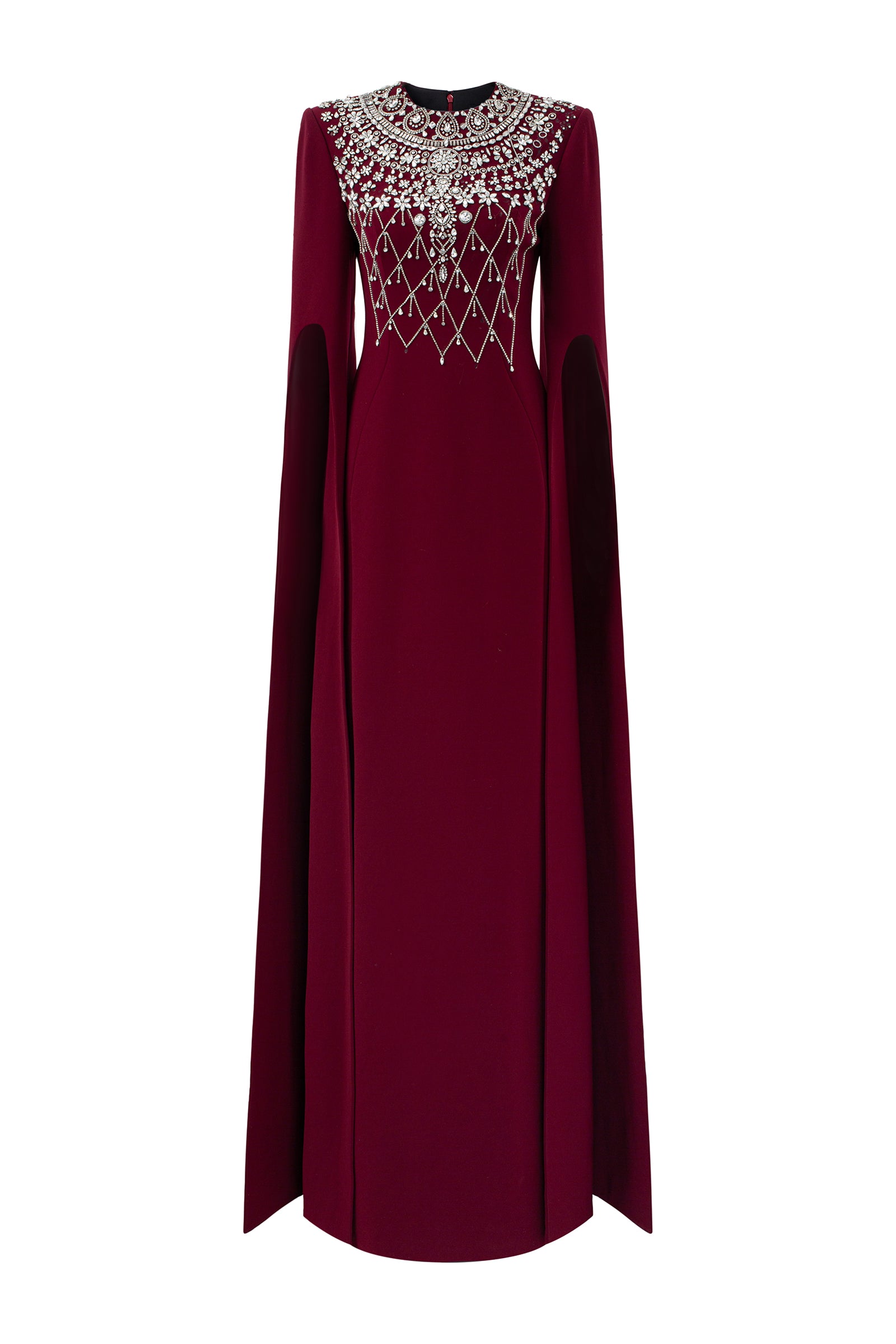 Leilani Cape Sleeve Maxi Dress