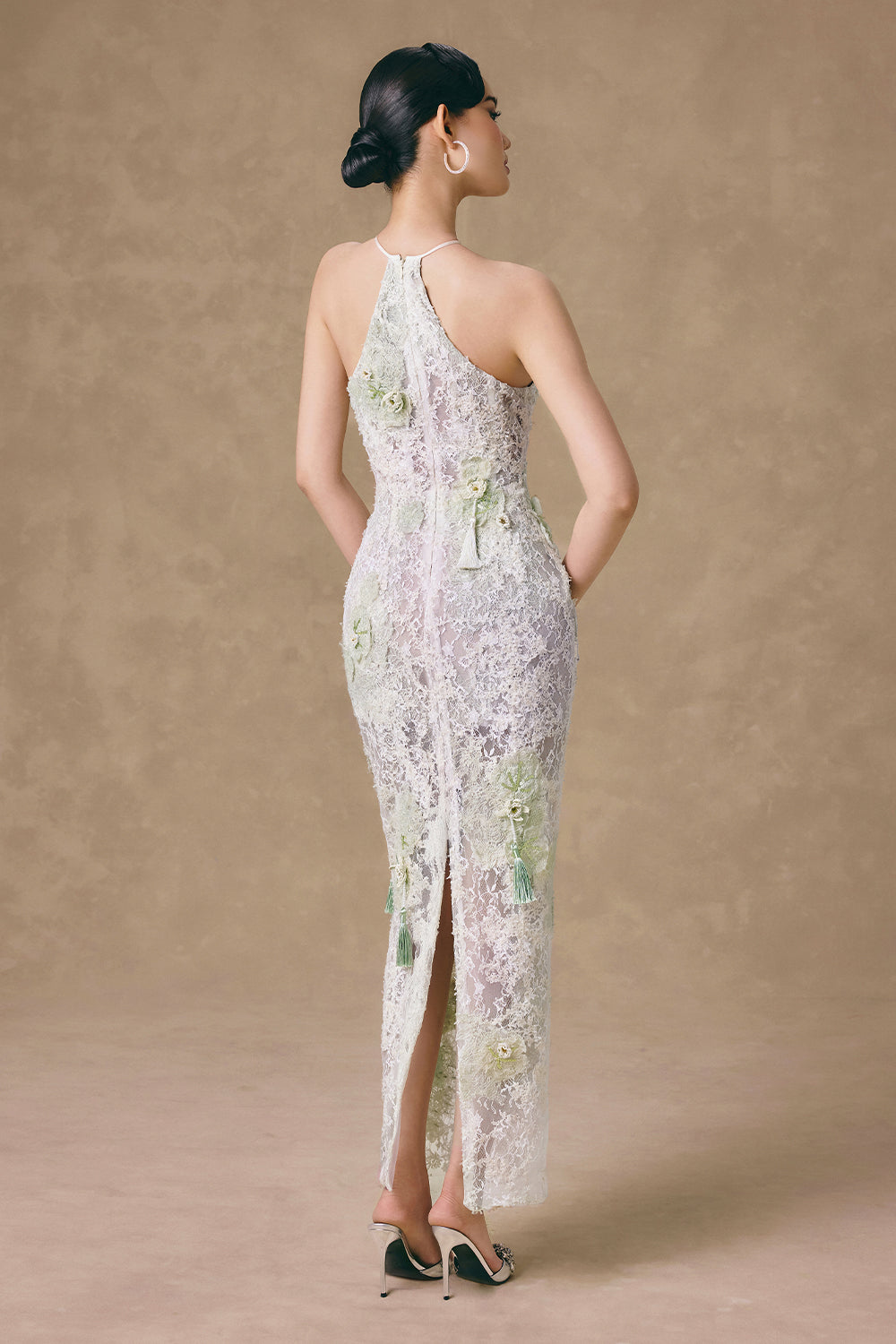 Hebe Halter Maxi Dress
