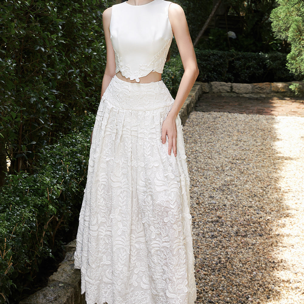 Sonnet Embroidery Skirt