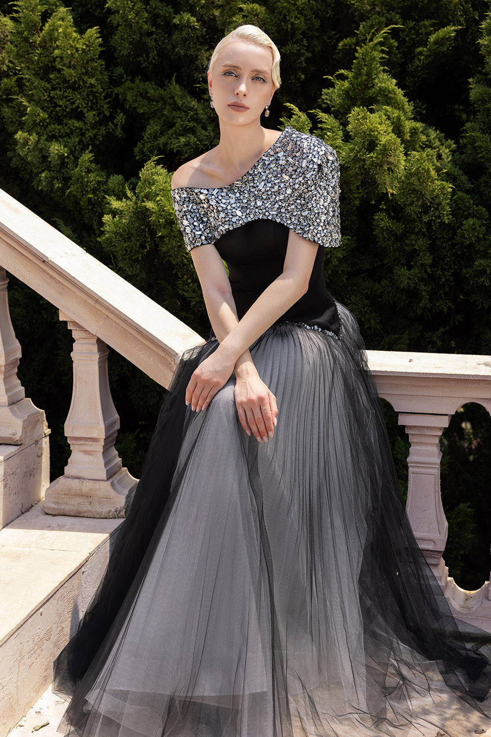 Debutante Sequin Maxi Dress