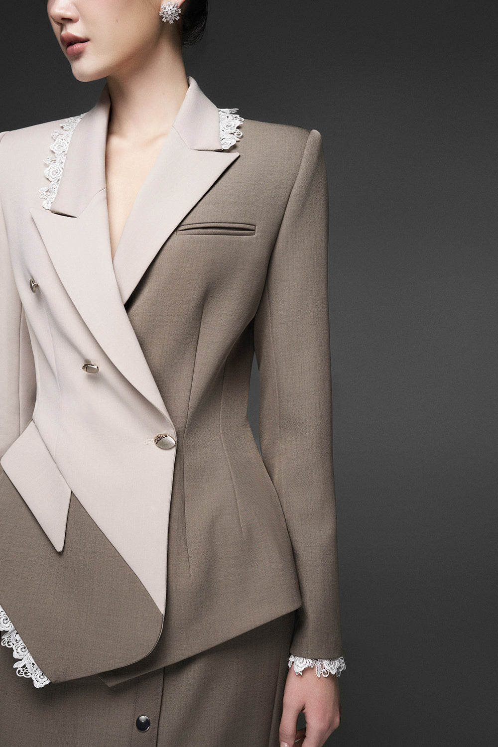 Dalia Notched Lapel Blazer