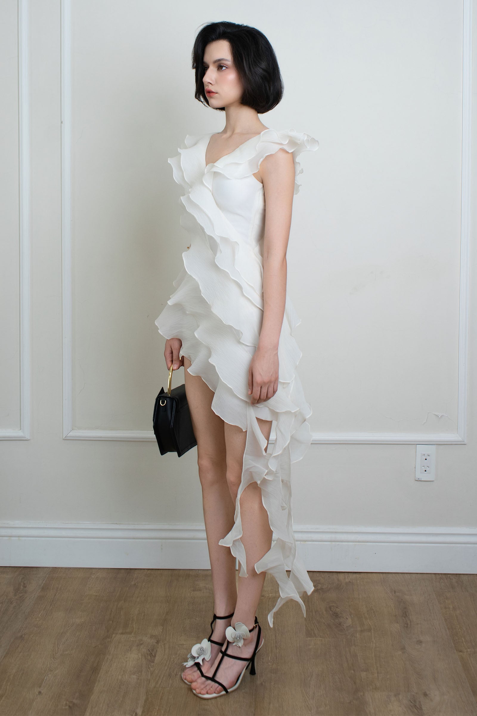 Florette Ruffle Mini Dress