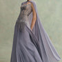 Cinder Round Neck Cape