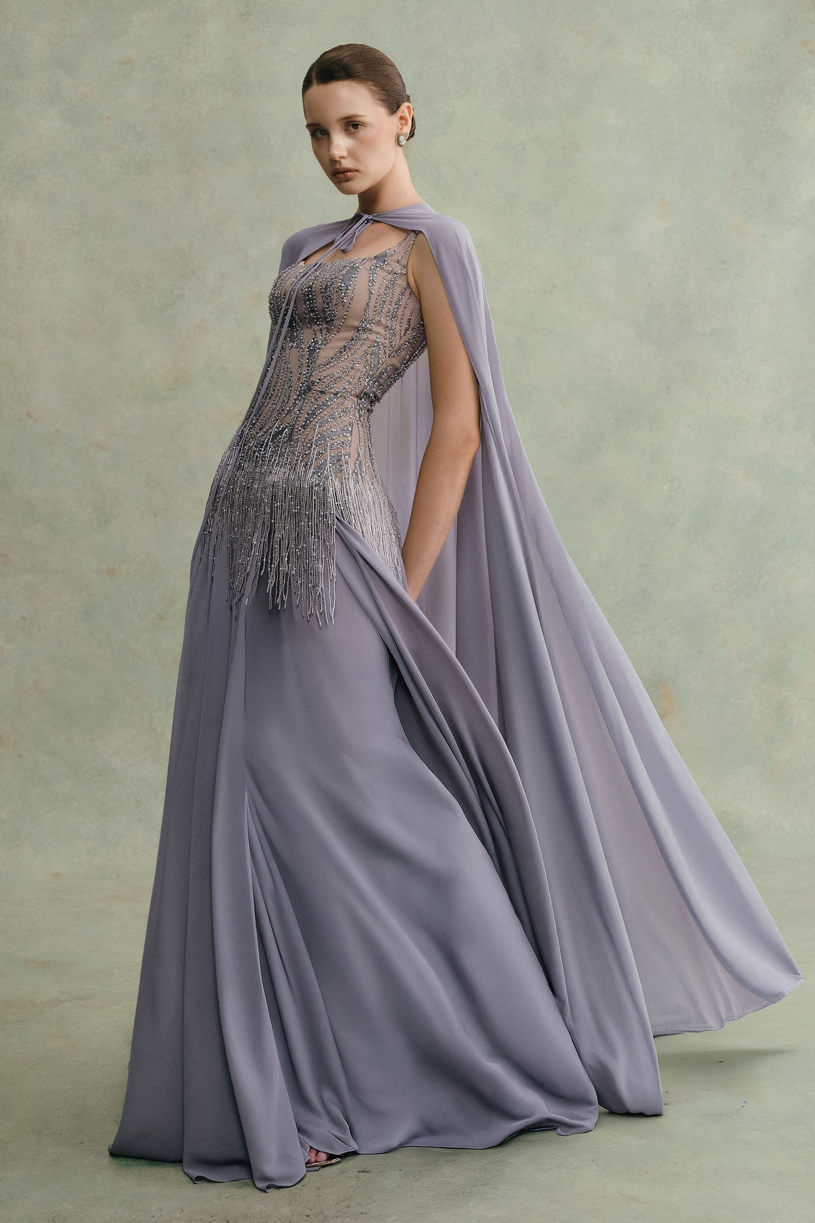 Cinder Fringe Maxi Dress