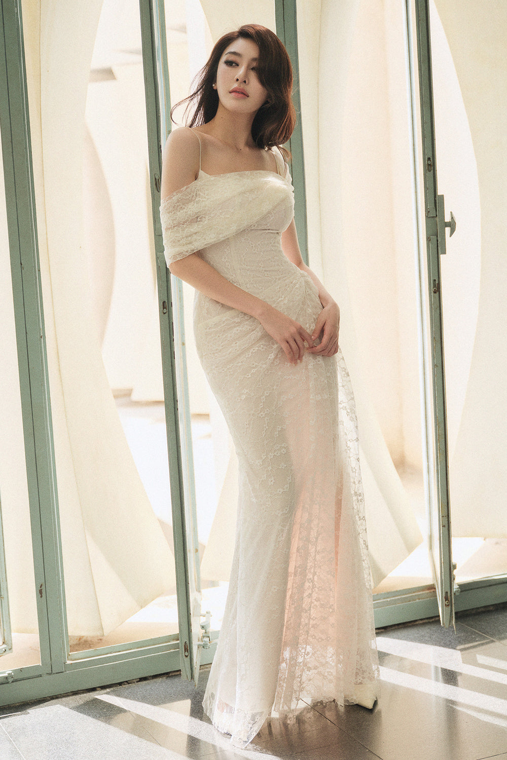 Daria One Shoulder Maxi Dress