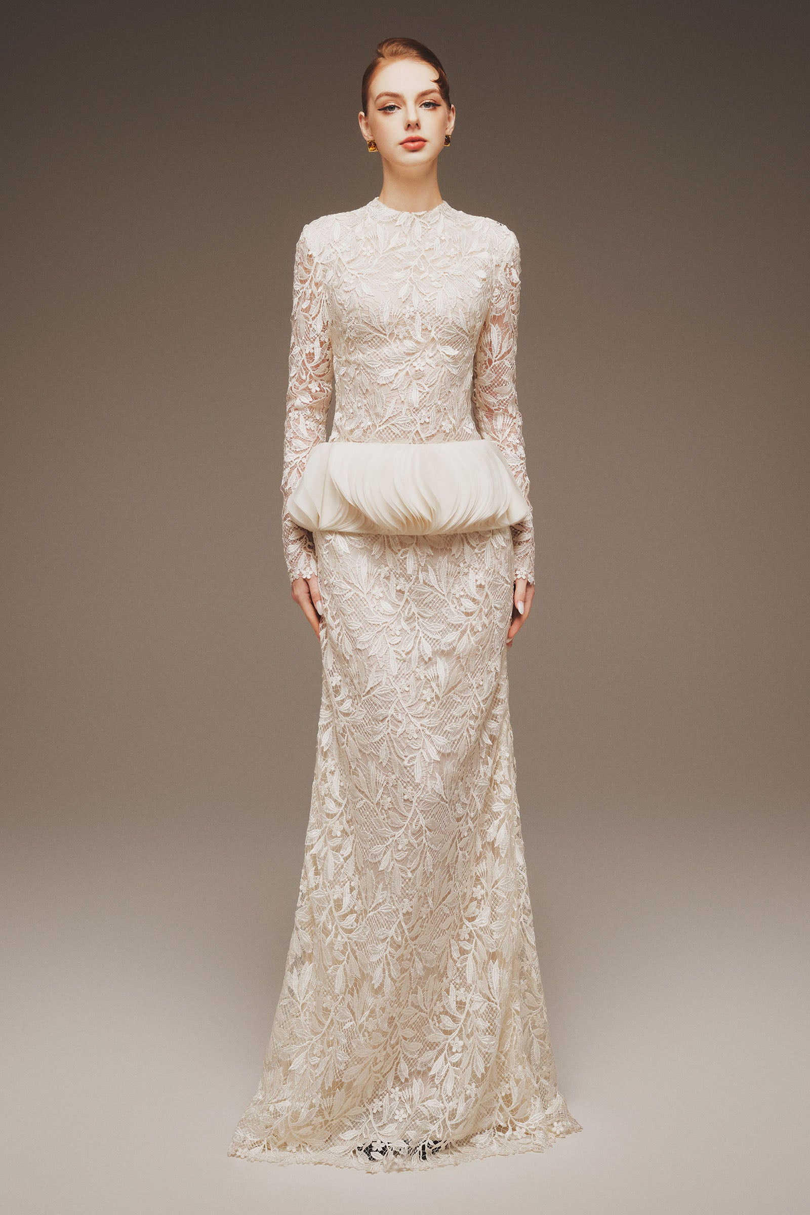 Orlisse Lace Maxi Dress