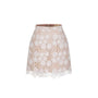 Maria A-line Back Zipper Lace Mini Skirt