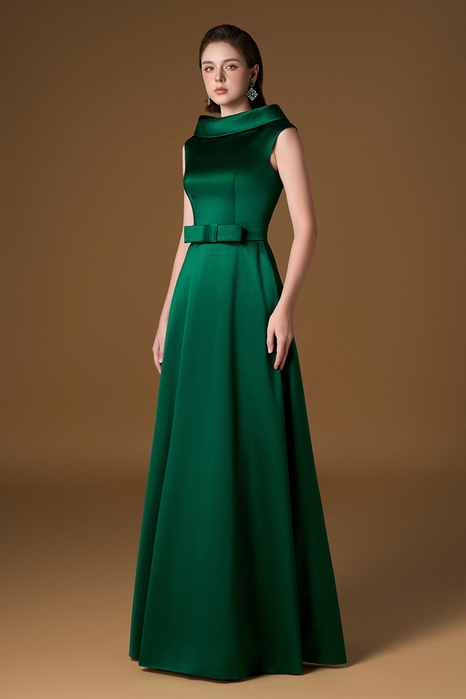 Nyelle Boat Neck Maxi Dress