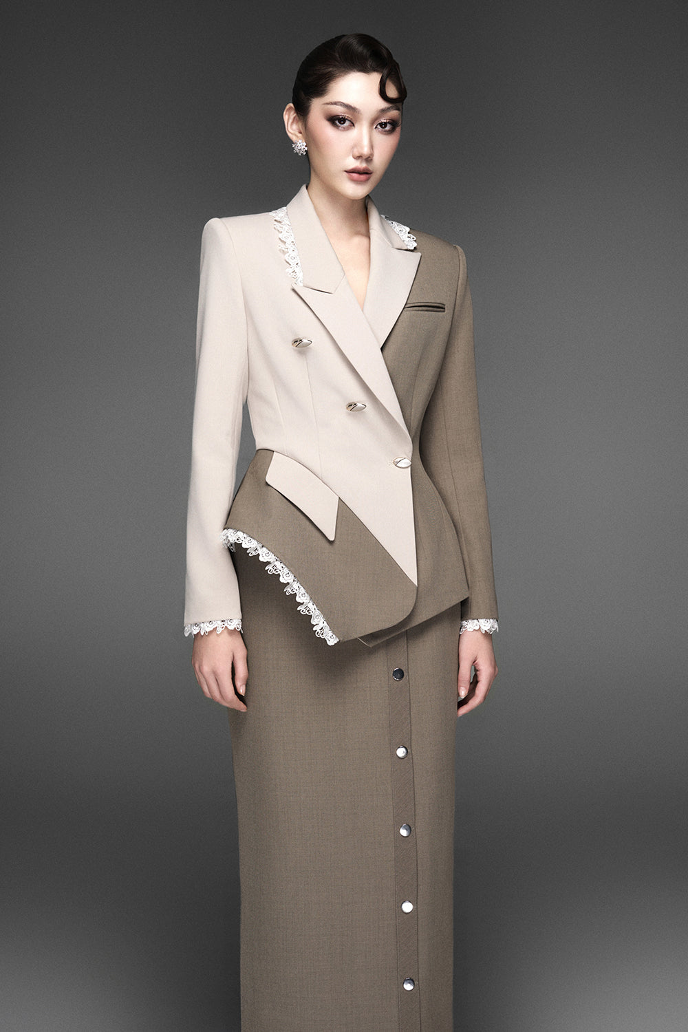 Dalia Button Skirt