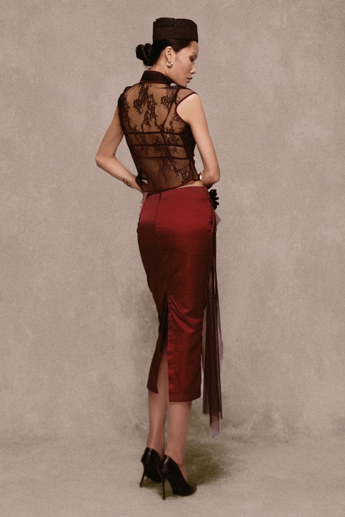 De Paris Applique Skirt