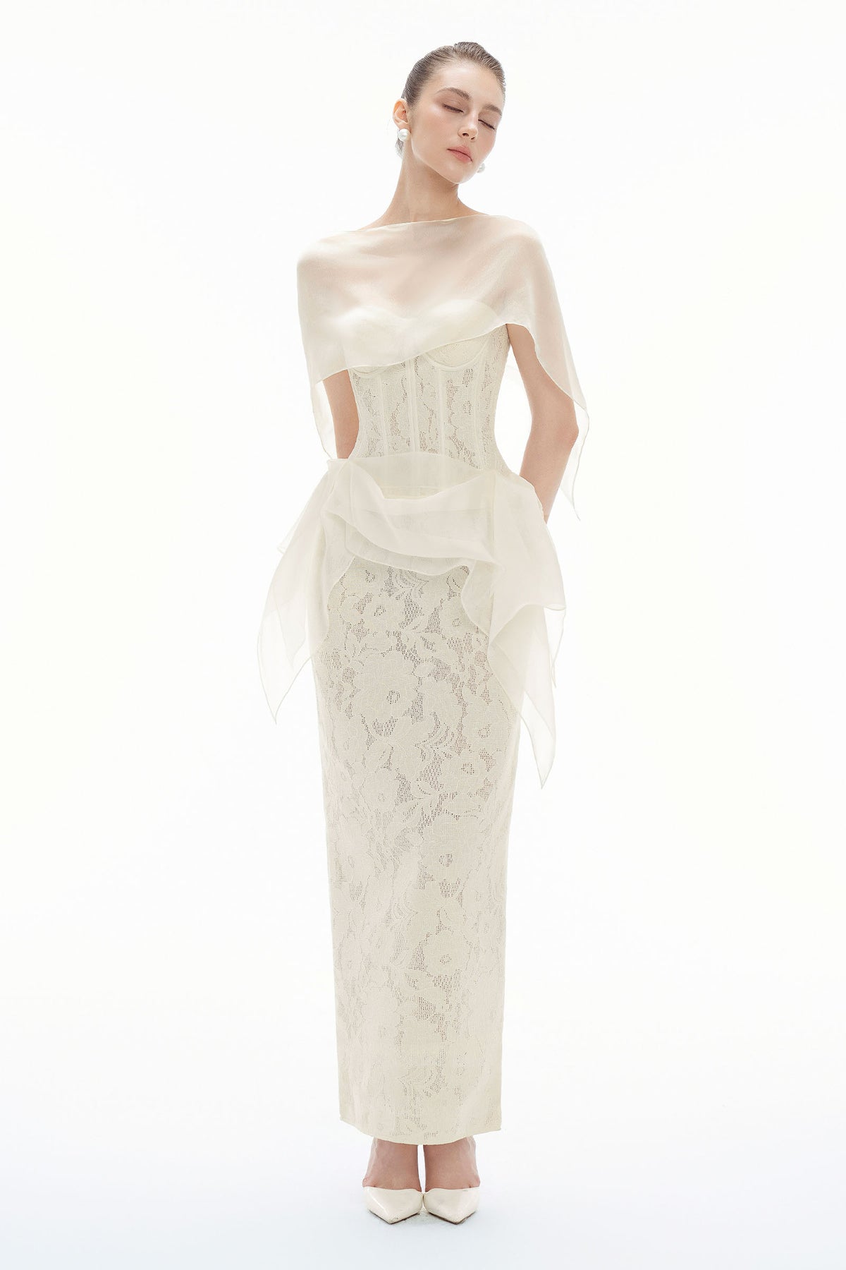 Rachel Sweetheart Maxi Dress