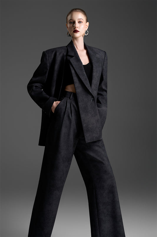 Myla Boot-cut Tweed Pants