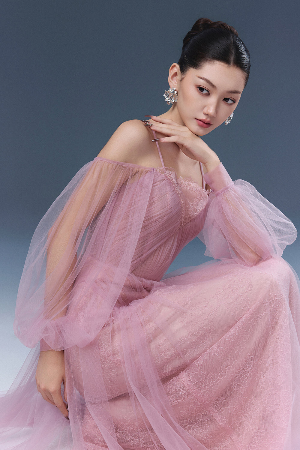 Sorelin Bishop Sleeve Maxi Dress