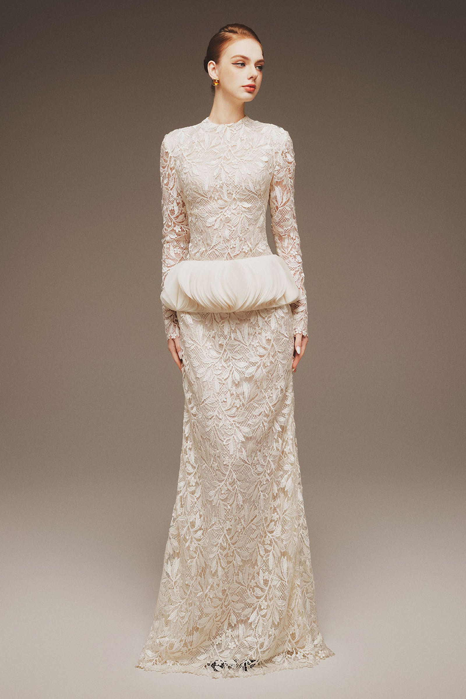 Orlisse Lace Maxi Dress