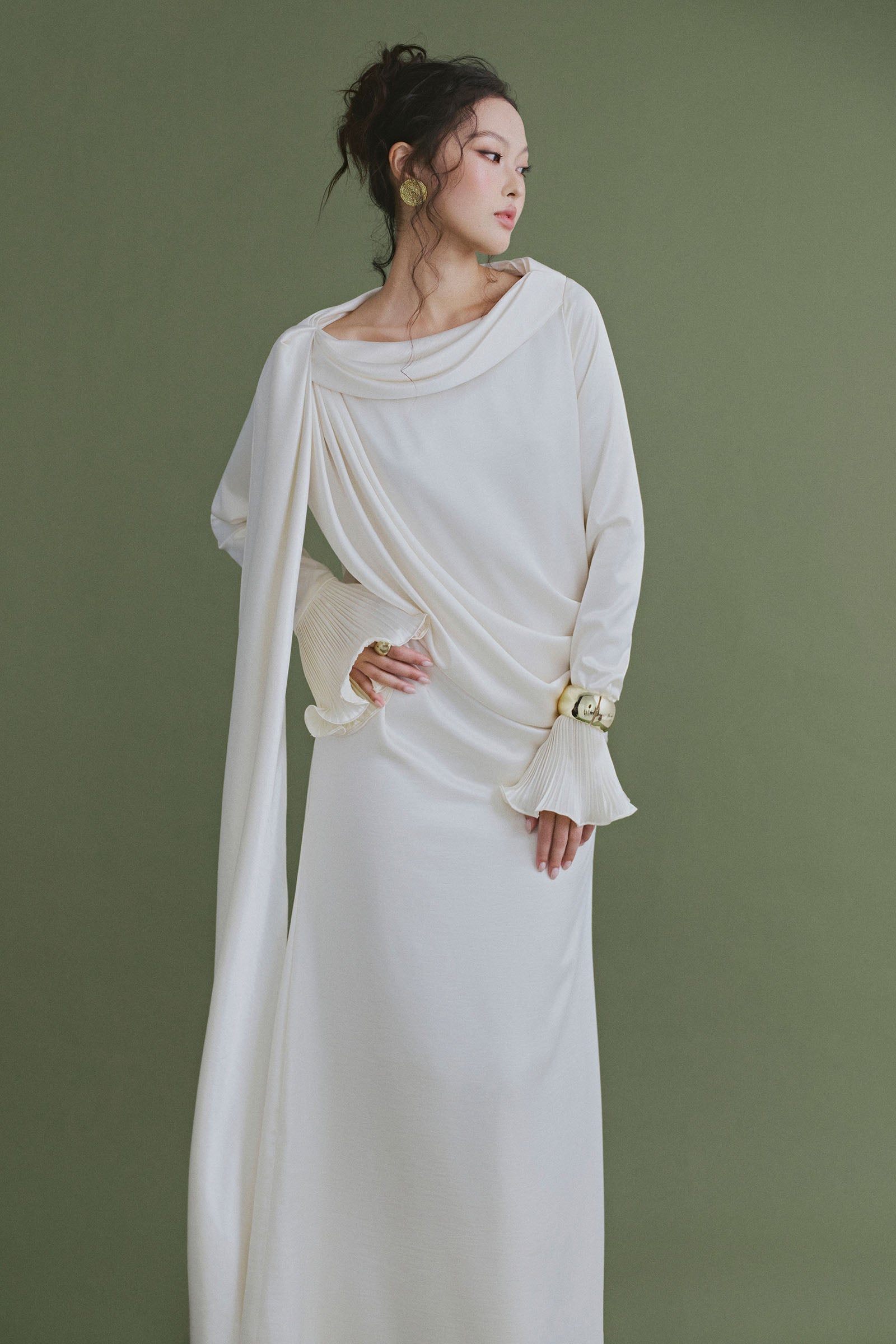 Seraphine Draped Maxi Dress