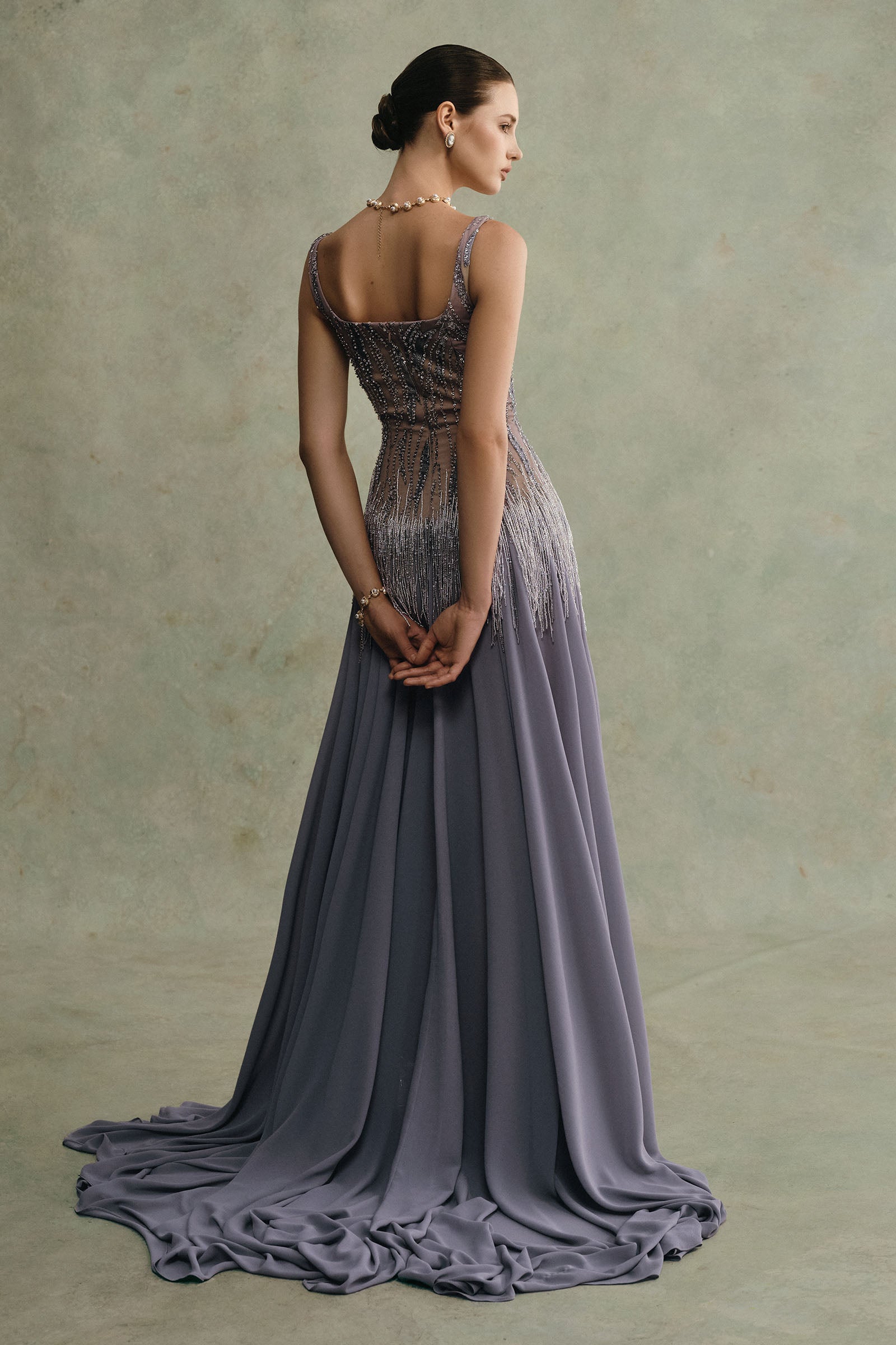 Cinder Fringe Maxi Dress