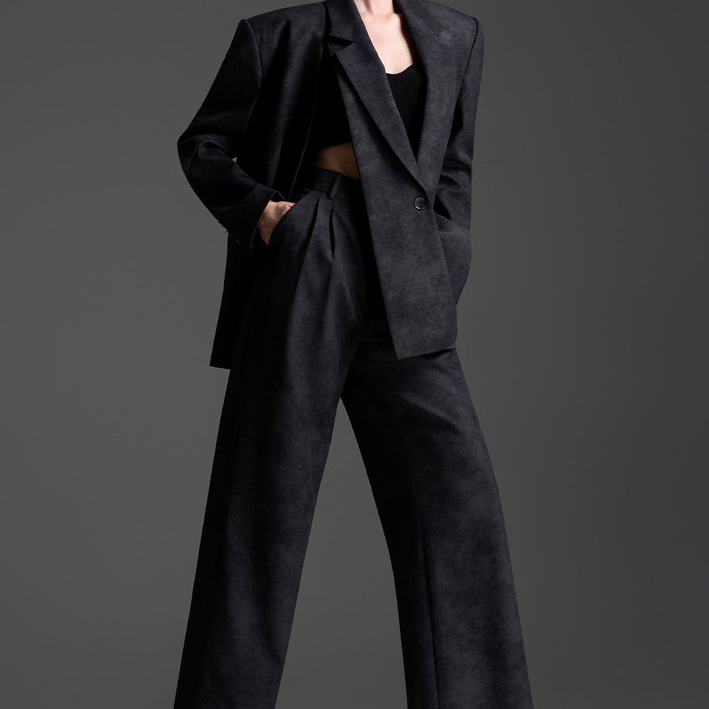 Myla Boot-cut Tweed Pants