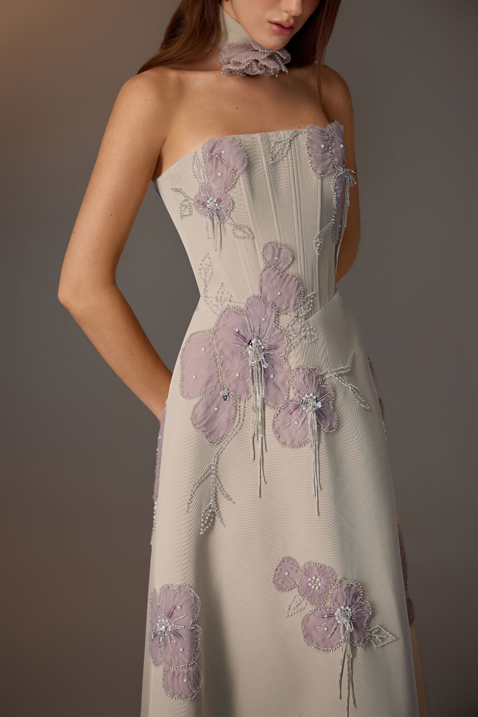 Iséa Straight Across Maxi Dress