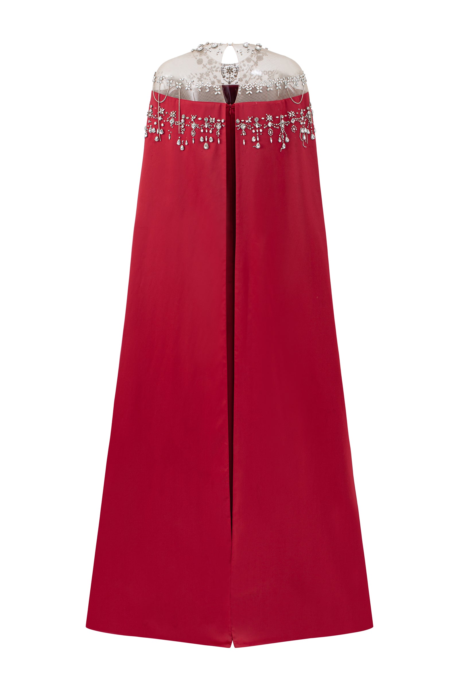 Brielle Cape Sleeve Maxi Dress