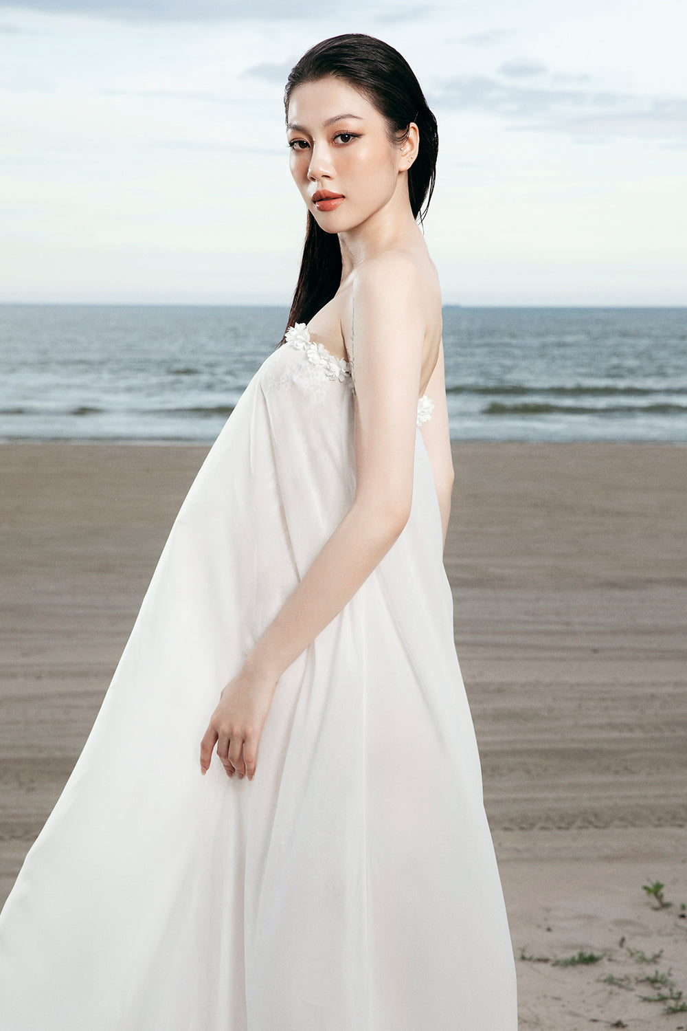 Palienne Applique Maxi Dress