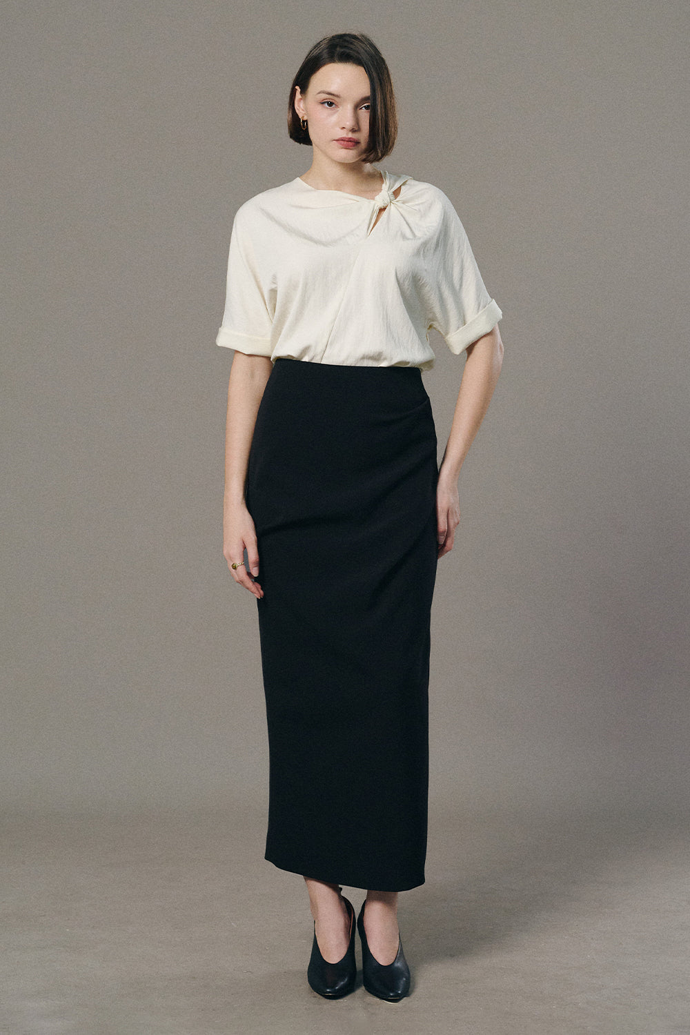 Valerie Asymmetric Neck Top