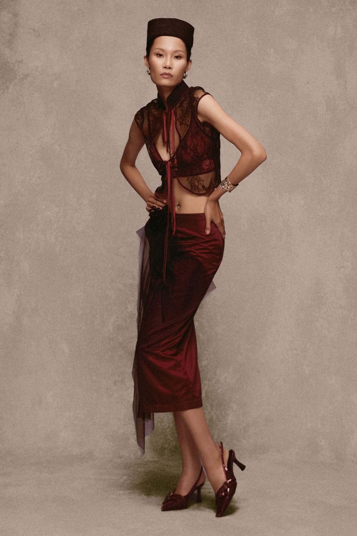 De Paris Applique Skirt