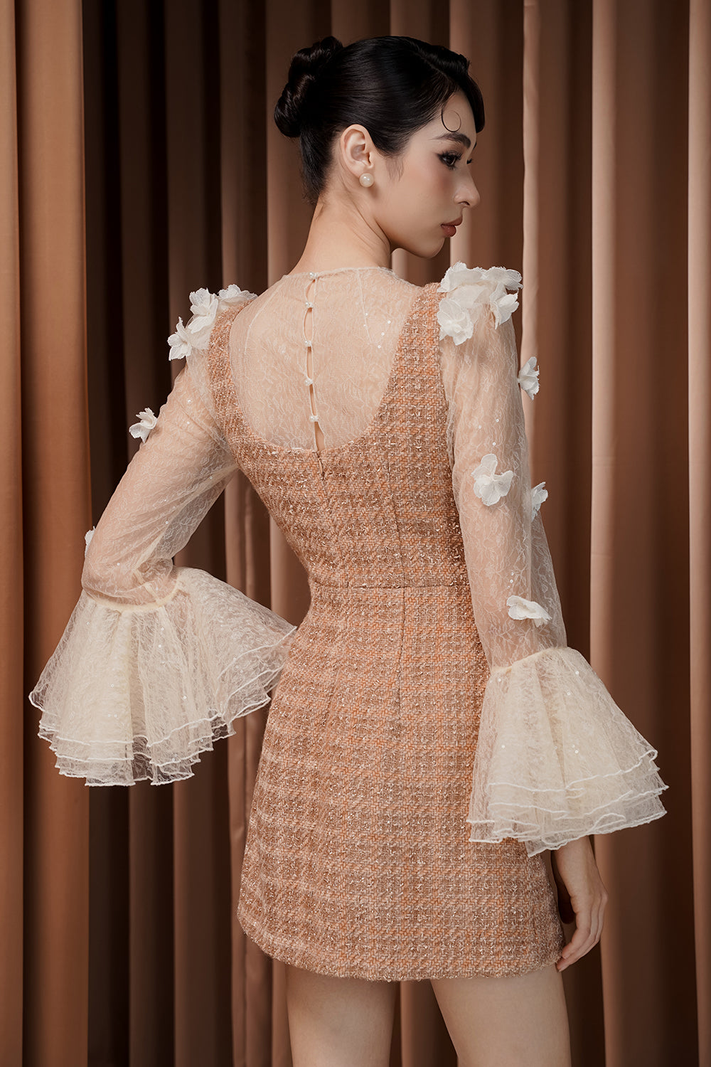 Asha Applique Mini Dress