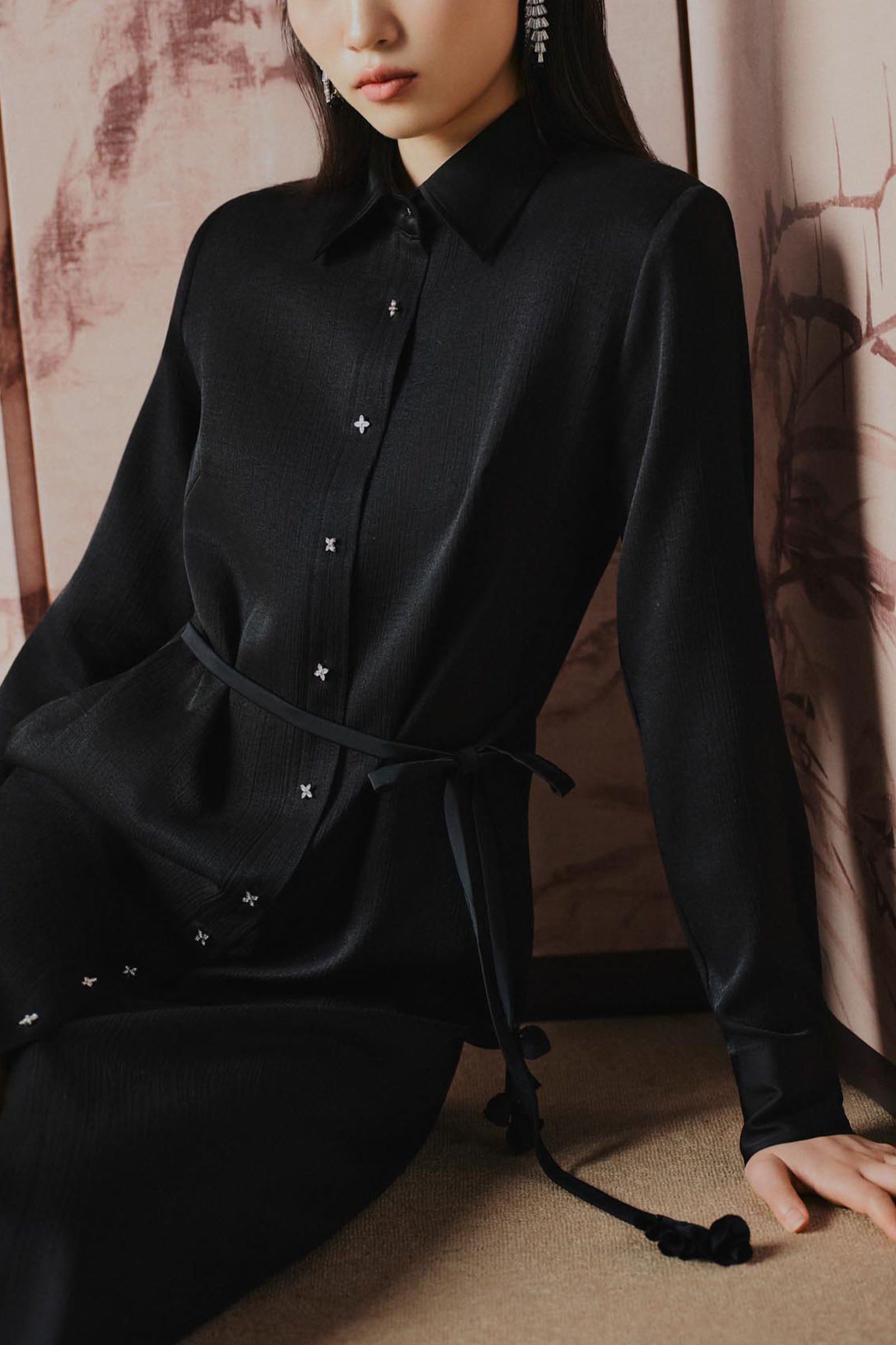 Stella Collared Midi Dress