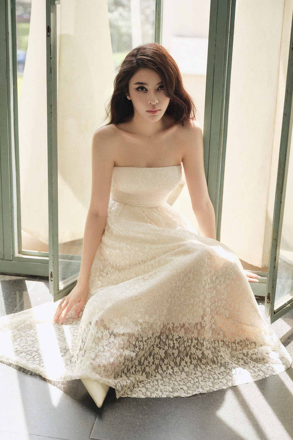 Fever Straight Across Maxi Dress