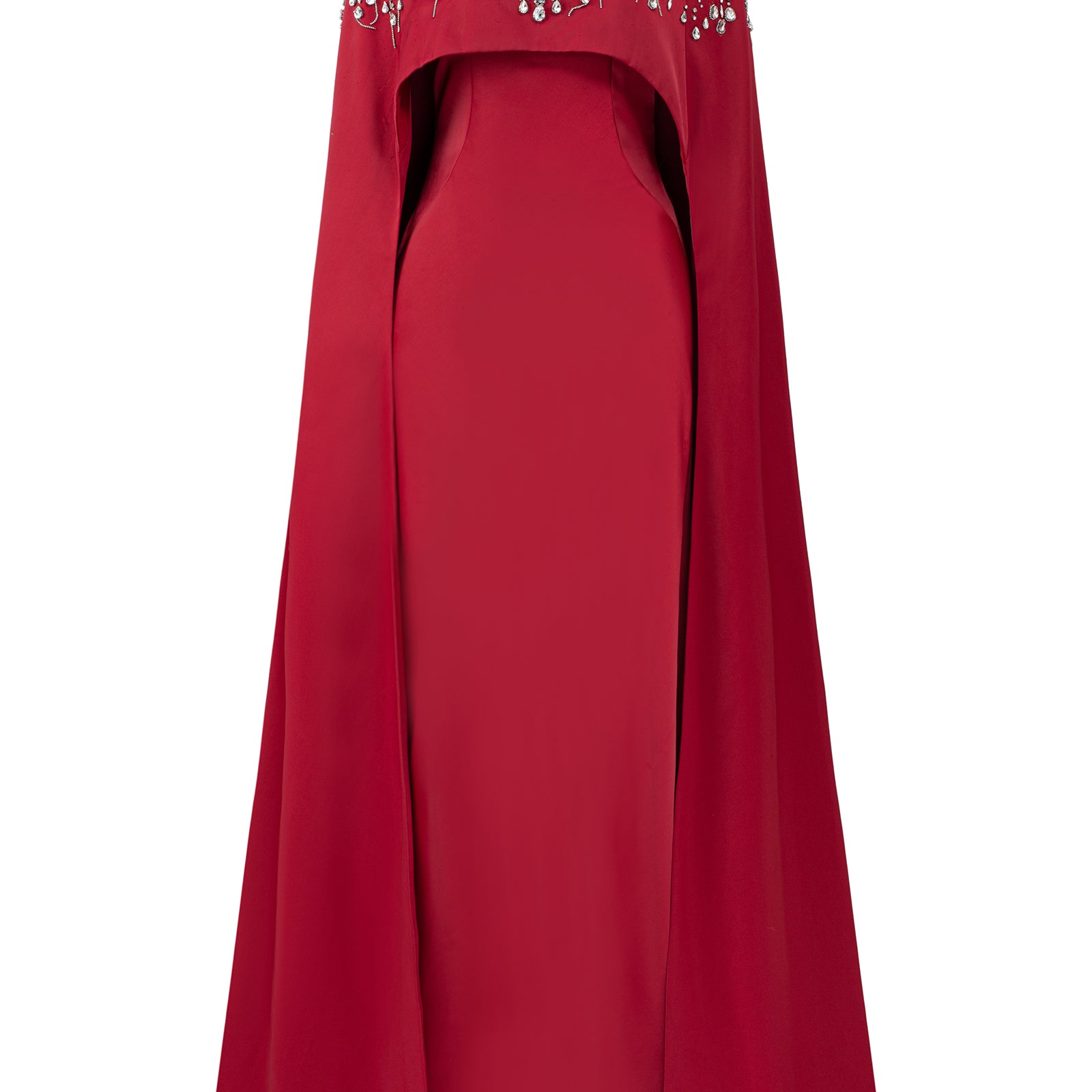 Brielle Cape Sleeve Maxi Dress