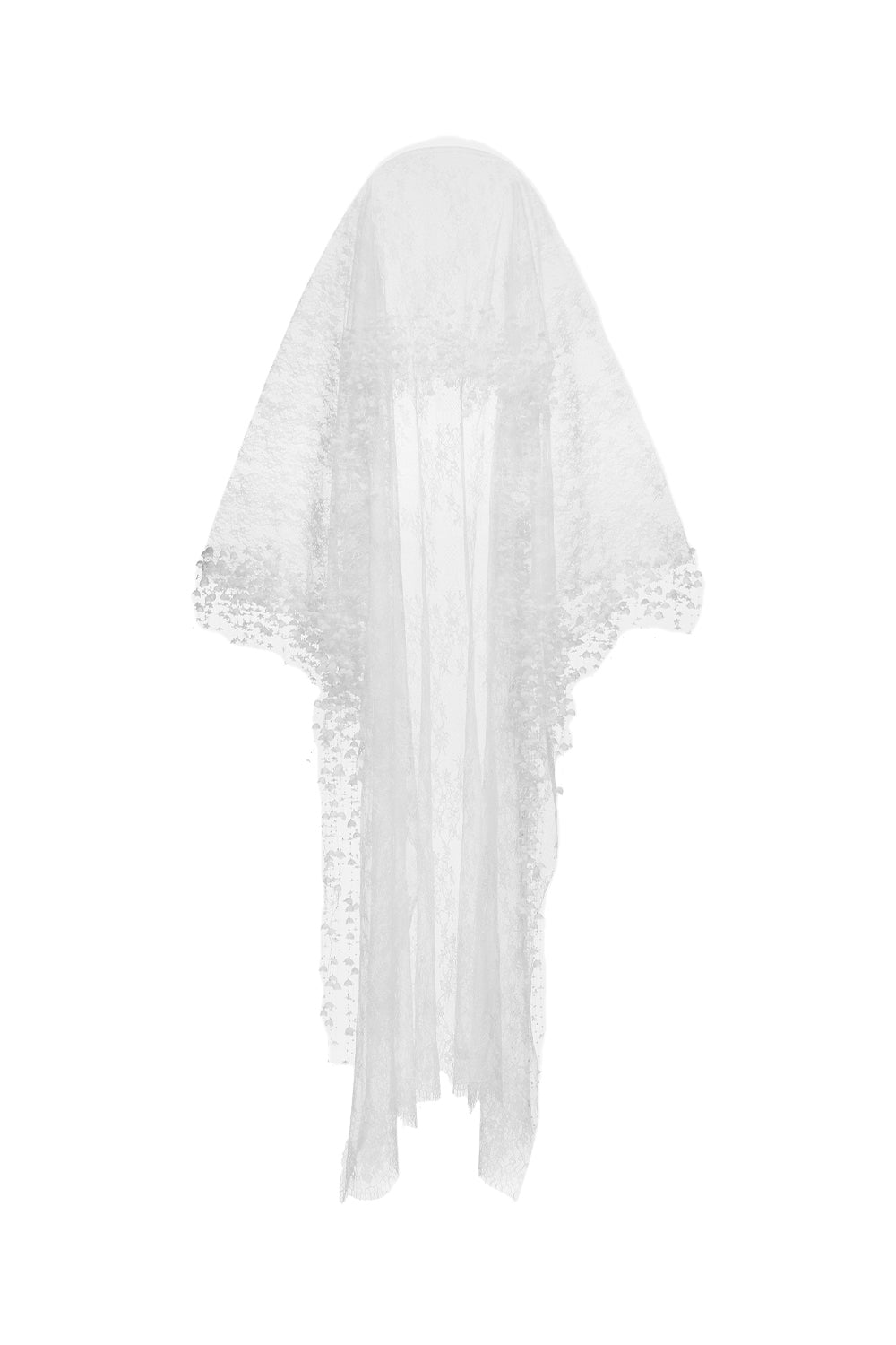 White Flowers Headscarf