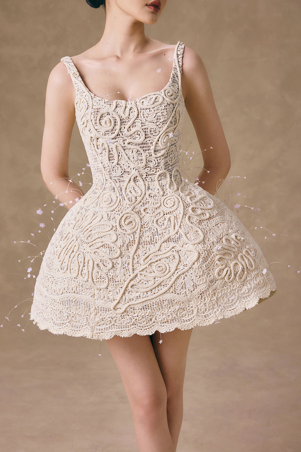 Blossomme Bubble Mini Dress