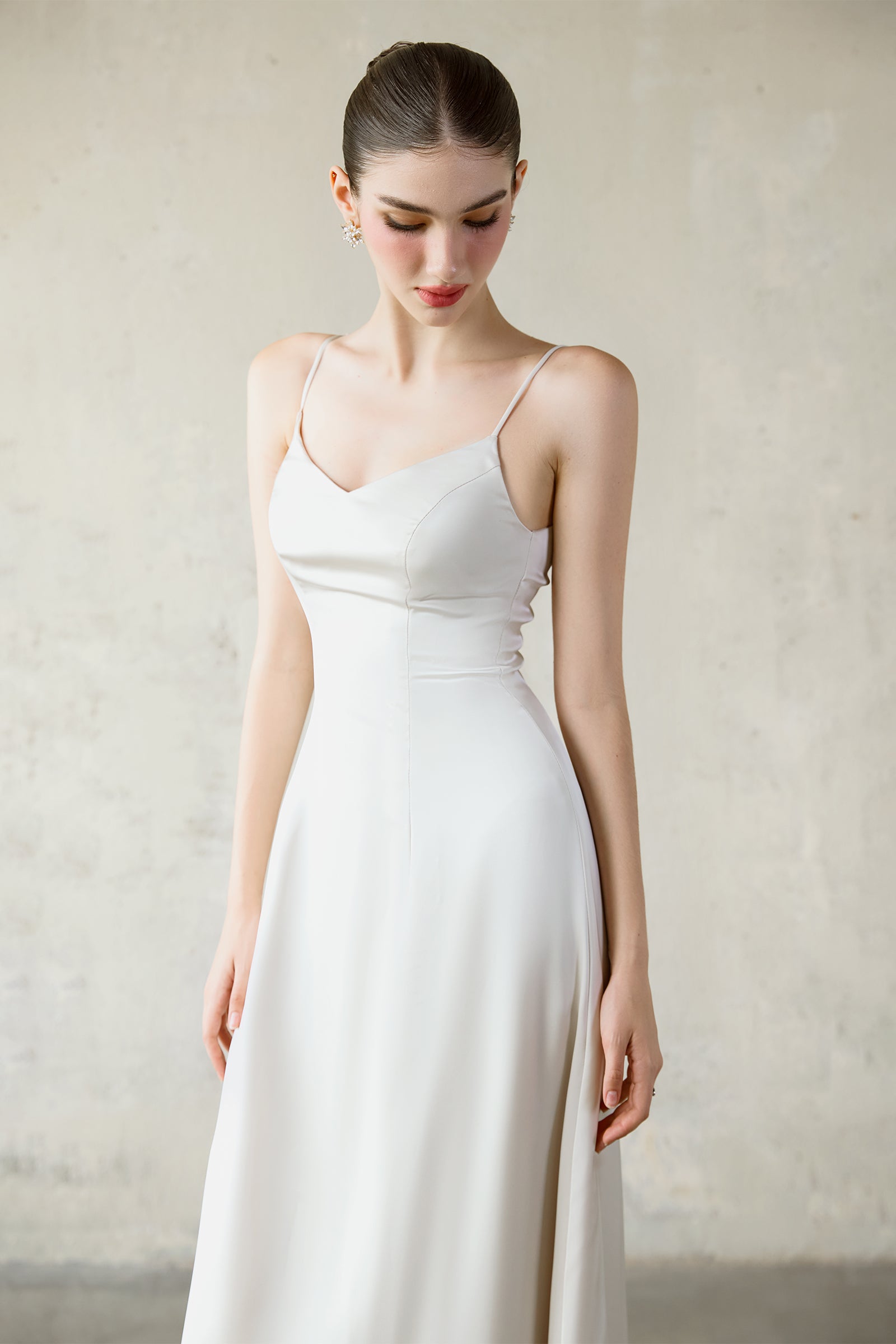 Mei Cape Sleeve Maxi Dress