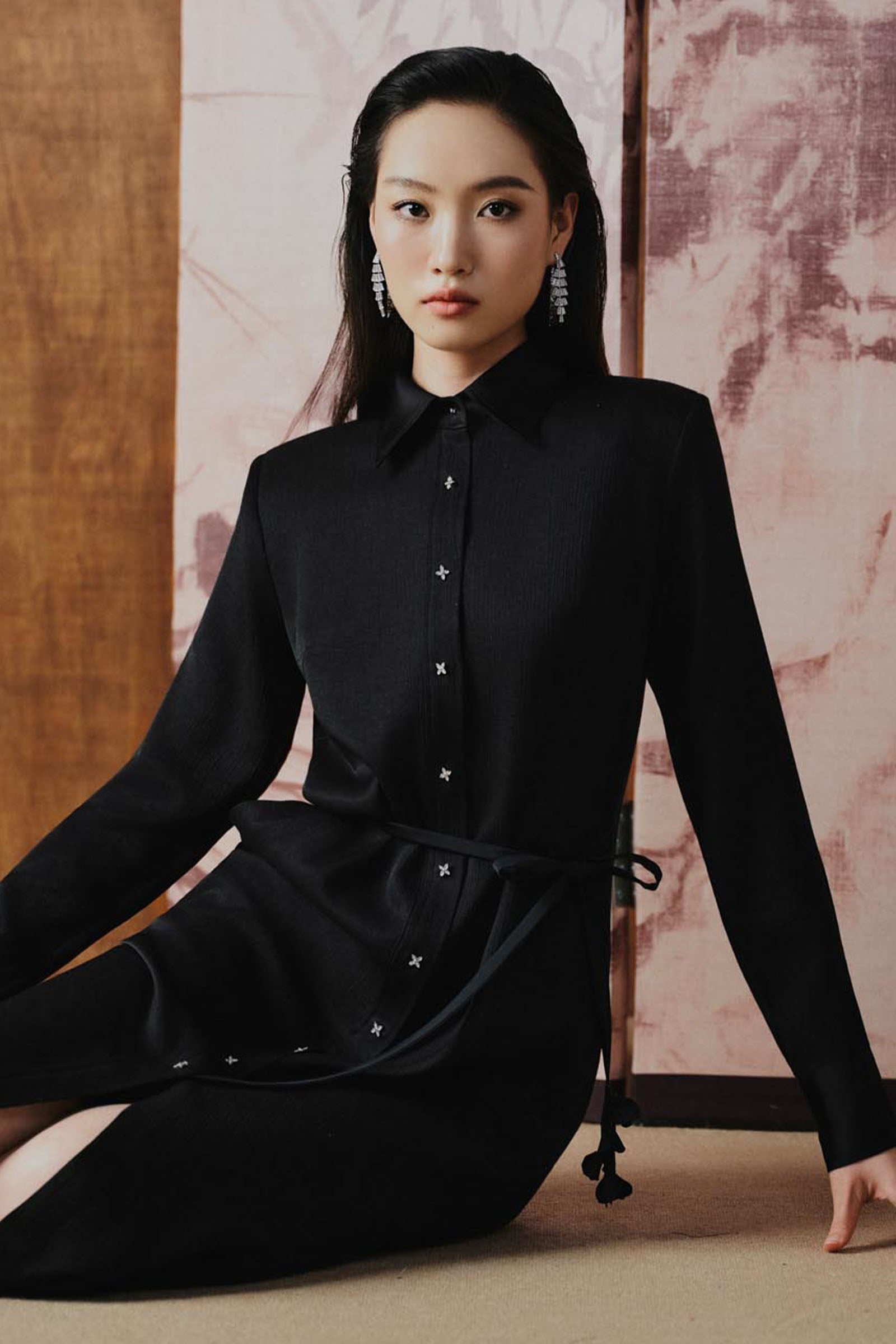 Stella Collared Midi Dress