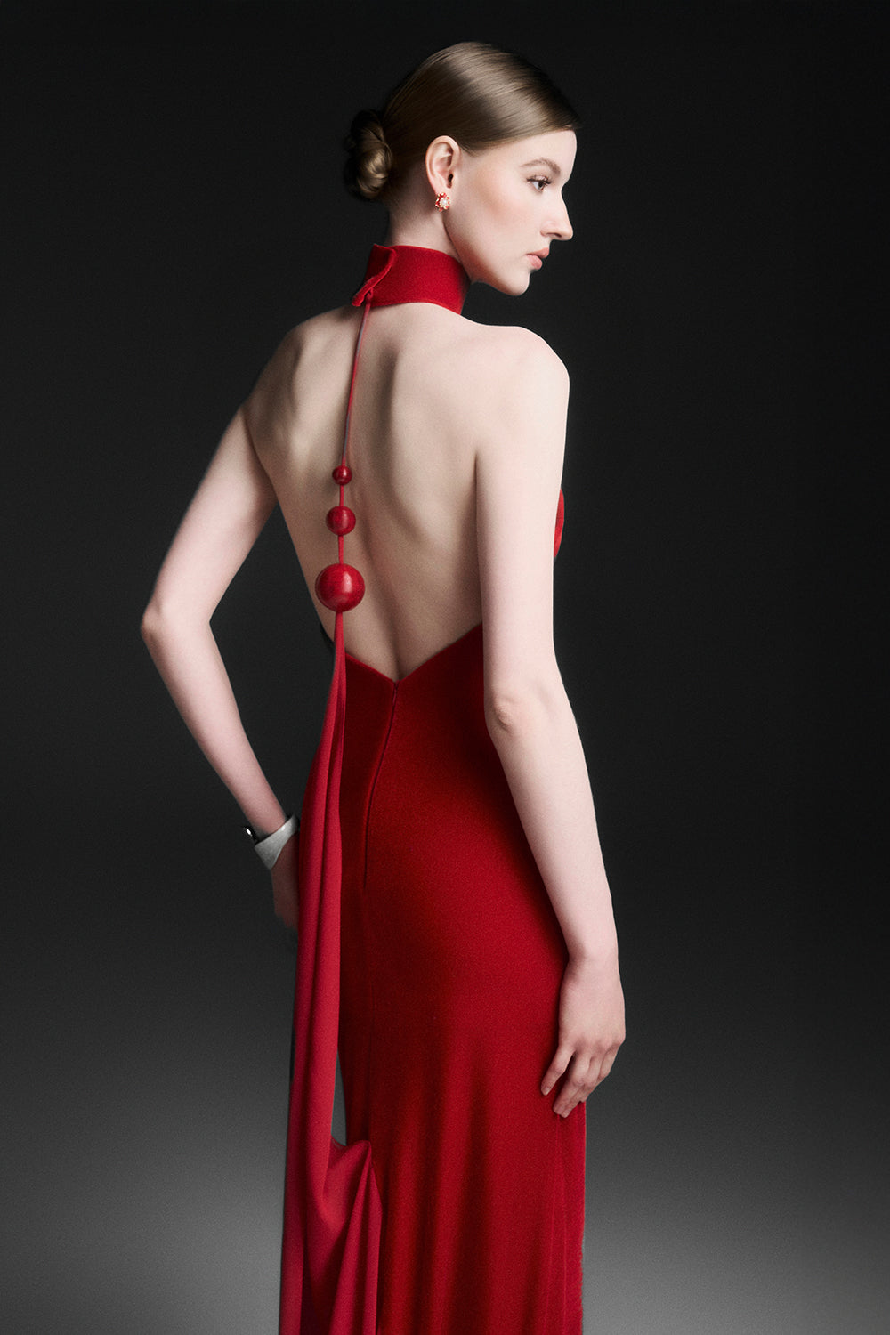 Zafielle Halter Maxi Dress