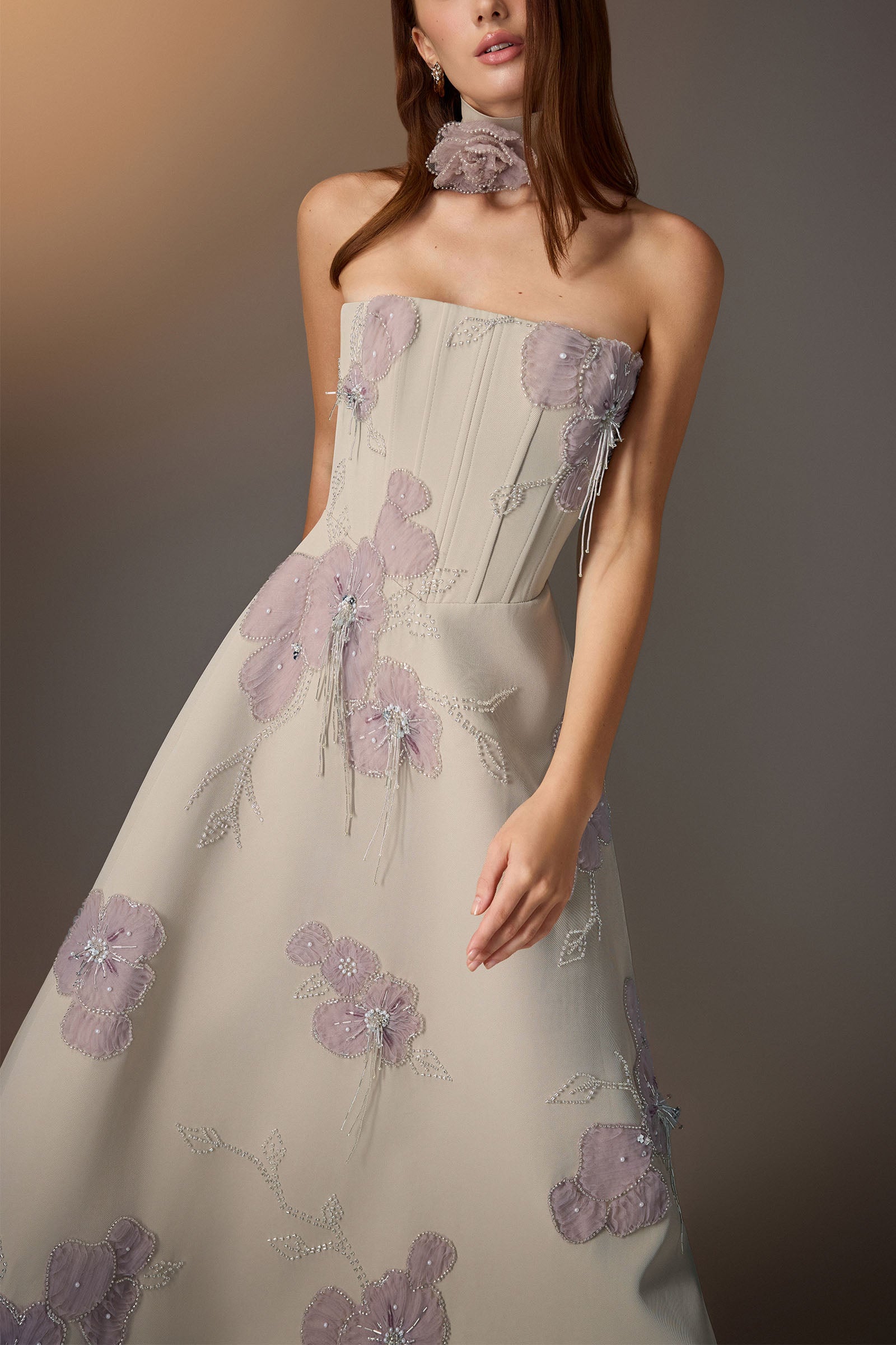 Iséa Straight Across Maxi Dress